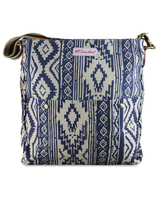 Vegan Aztec Print Square Shoulder Bag