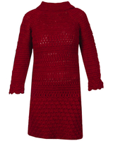 Waly Burgundy Fair Trade Knit Dress