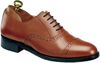 Classic Plain Toe Cap Semi Brogues: Brown
