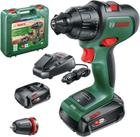Bosch AdvancedImpact18 Cordless Two Speed Combi Drill (With 2 x 2.5Ah Battery + Charger)