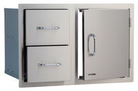 BULL 76cm Door/Drawer Combo: Stainless Steel