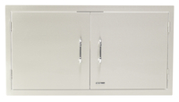 BULL 97cm Double Door: Stainless Steel