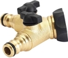 Draper Brass Double Tap Connector