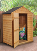 Forest Garden Apex Overlap Dipped No Window 5 x 3 Wooden Garden Shed (ASSEMBLED)