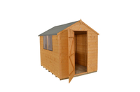 Forest Garden Apex Shiplap Dipped 8 x 6 Wooden Garden Shed (ASSEMBLED)
