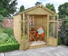 Forest Garden Bloxham Summerhouse - 7 x 5 Shiplap Apex Pressure Treated (ASSEMBLED)