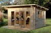 Forest Garden Melbury Log Cabin 4.0m x 3.0m (ASSEMBLED)