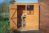Forest Garden Overlap Dip Treated 6x4 Pent Shed