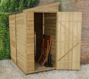 Forest Garden Pent Overlap Pressure Treated 6 x 3 (ASSEMBLED)