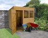 Forest Garden Pent Shiplap Dipped 5 x 7 Wooden Garden Shed