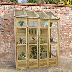 Forest Garden Victorian Tall Wall Greenhouse