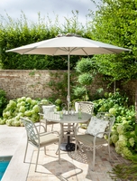 Hartman Berkeley 107cm Cast Aluminium Dining Set (Maize/Wheatgrass)