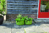Haxnicks Oxford Fabric Planters Shallow 2 Pack