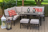 LG Outdoor Casablanca Modular Dining Firepit Set