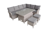 LG Outdoor Monaco Rectangular Dining Modular with Adjustable Table