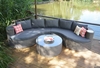LG Outdoor Saigon Rustic Weave Curved Modular Set