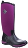 Muck Boots Arctic Adventure Pull On Wellington Boot (Black/Maroon) - Size 3
