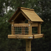Riverside Woodcraft Premier Plus Caged Top Bird Table