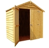 Shire 4x6 Overlap Double Door Dip Treated Garden Shed (No Window)
