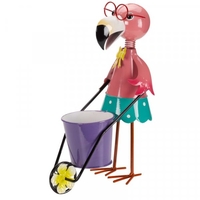 Smart Garden Flamingo Pot Pet Figurine