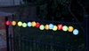 Smart Solar 10 Chinese Multicoloured Lanterns White LEDs Solar String Lights