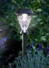 Smart Solar Bianca Hybrid Stake Light-S/Steel & Glass 4 pk-Solar & Battery-3 Lumens