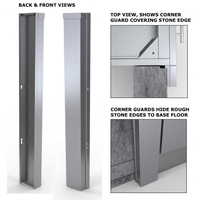 Sunstone 3" End Corner Guard Panel For Right Side of Base Cabinets