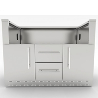 Sunstone Outdoor Kitchen Cabinet for 42" Hybrid Charcoal Grill