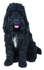 Vivid Arts Real Life Sitting Black Cockapoo - Size A