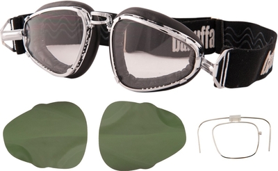 Baruffaldi Senior Pelle 259
Black Motorrad Brille Schwarz
Einheitsgröße