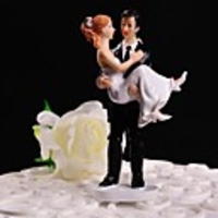 Groom Take Bride Up Cake Topper