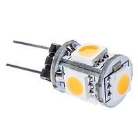 0.5 W LED Corn Lights 50-100 lm G4 T 5 LED Beads SMD 5050 Warm White 12 V / Lightinthebox