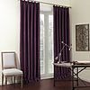 (1 Panel) Luxurious Purple Solid Blackout Curtains