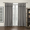 (1 Panel) Mordern Grey Stripe Room Darkening Curtains