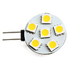 1 W LED Spotlight 150 lm G4 6 LED Beads SMD 5050 Warm White 12 V / 