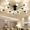 10-Light 90 cm Flush Mount Lights Metal Linear Painted Finishes Country / Modern 110-120V / 220-240V / E26 / E27 Lightinthebox