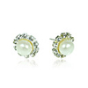 10.5-11mm AA White Freshwater Pearl Earring
