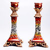 10.75"Europe Nation Style Ceramic Candlestick