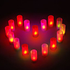 12 - LED Candle Light Singe Color Candle Wedding or Party Gifts