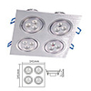 12W LED Spotlight in Warm White Light Source