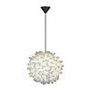 13W Comtemporary White Pendant Light with 1 Light Globe Designed