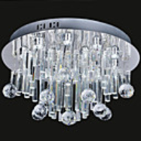 13W Modern LED Ceiling Light in Crystal Beaded Design