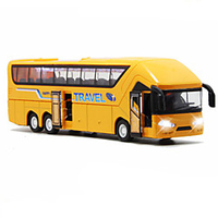 1:50 Toy Car Pull Back Vehicle Bus Bus Classic Simulation Mini Car Vehicles Toys for Party Favor or Kids Birthday Gift / Kid
