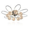160W Modern Chandelier with 8 Lights and Aluminium Bracket Decor