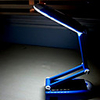 1.86W Solar Powered Plastic Table Lights with LED Lights Blue