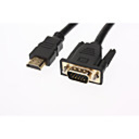 1.8M 6FT VGA to HDMI V1.3 M/M w/Ferrite Cores (Gold Plated Connectors)