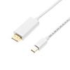 1.8m Mini DisplayPort DP to HDMI Cable For MacBook Pro Air (White,  1.8m)
