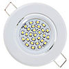 1.8W 28x3528 SMD 120-150LM 3000-3500K Warm White Light White Cover LED Ceiling Lamp (12V)