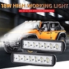 18W LED Car Work Light High Bright Spotlight Universal Offroad Automobile Truck Driving Fog Headlights DRL Driving Lamp 12V Lightinthebox