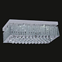 18W Modern LED Ceiling Light with 18 LEDs in Crystal Beaded Design